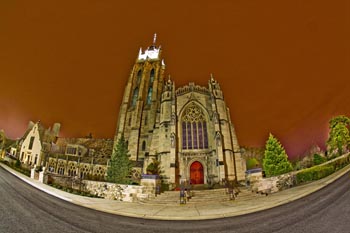 long exposure at kirk in the hills church in bloomfield hills michigan